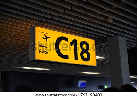 Amsterdam Schiphol Airport Amsterdam Airport Schi Imagine de stoc © 