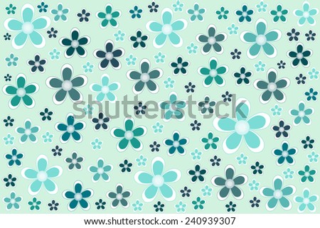 Pretty Flower Pattern Background