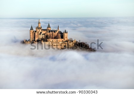 Similar – Image, Stock Photo Hohenzollern Castle in fog