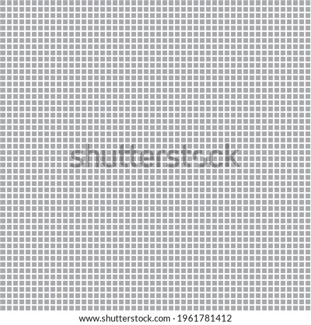 Small gray squares seamless vector pattern. Gray squares pattern for cover design. Abstract futuristic design. Monochrome geometric background.