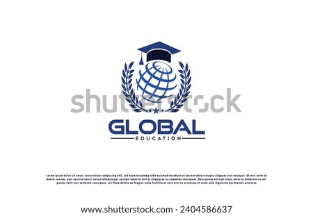 global education logo design. global education organization logo . creative logo global education company