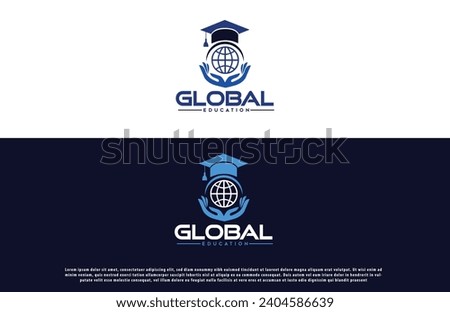 global education logo design. global education organization logo . creative logo global education company