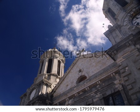 view of the front of the Cathedral f St. John on the island of Antigua        Stock fotó © 