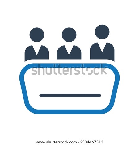 Interview,Metting,conference  icon free vector download