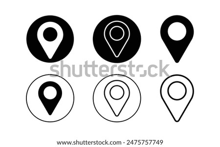 Place Location Icon vector illustration. Contact information