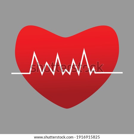 Heart Rate icon vector graphic| Heart Rate symbol