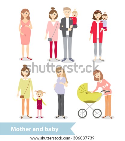 baby and family