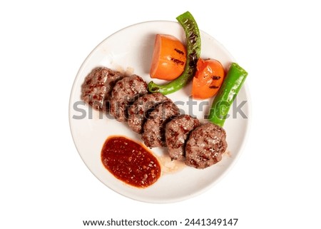 Similar – Image, Stock Photo Fresh kebab meat Eating