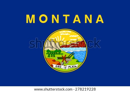 flag of state montana