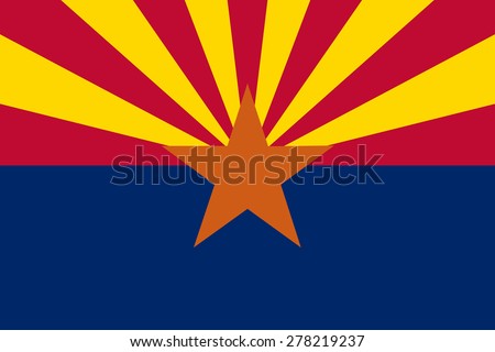 flag of state arizona