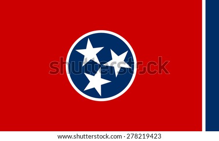 flag of state tennesssee