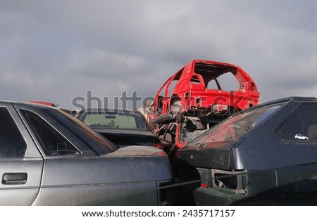 Image, Stock Photo scrap Scrap metal car Car