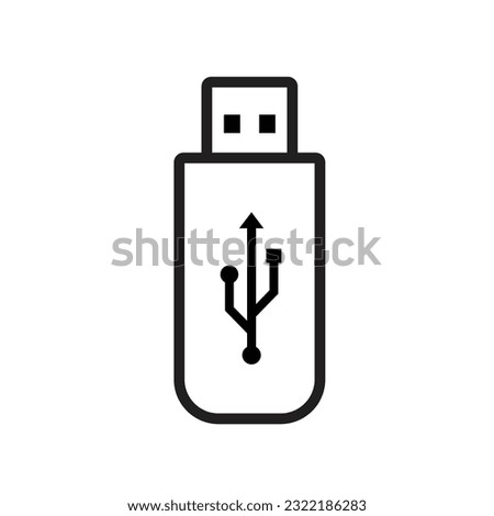 usb flash drive vector illustration
