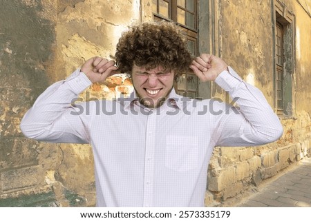 Similar – Image, Stock Photo Annoying Wall (building)