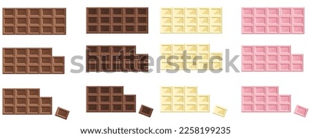 Similar – Image, Stock Photo eight pieces of chocolate cake in muffin tins