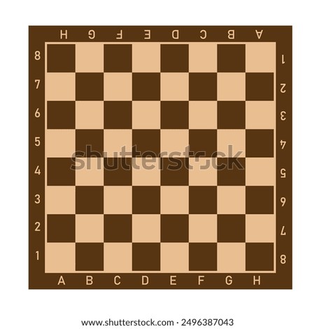 Vector image of chess. Concept of board games and competitions. Educational activity. Design element for banners, advertisements, websites, etc.