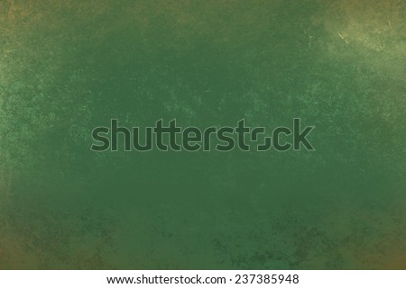 Green light with golden corner  abstract  background , with   painted  grunge background texture for  design