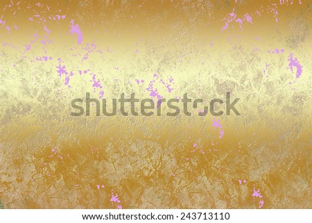Golden light , yellow  abstract  background , with   painted  grunge background texture for  design .