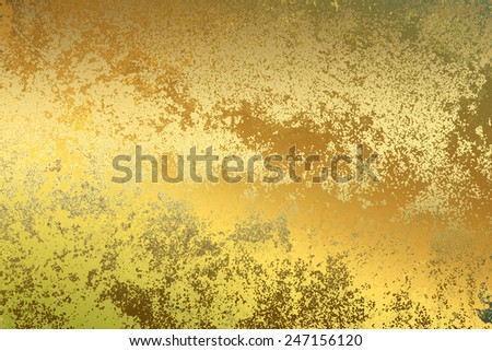 Yellow golden ,  light abstract   background , with   painted  grunge background texture for  design .