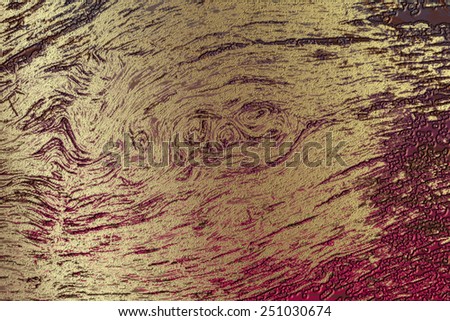 Maroon golden abstract   background , with   painted  grunge background texture for  design .
