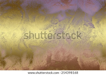 Violet light golden abstract   background , with   painted  grunge background texture for  design .