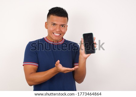 Similar – Image, Stock Photo Latin guy with short afro hair