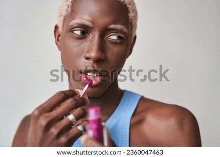 Similar – Image, Stock Photo ArtistPortrait Man Blonde