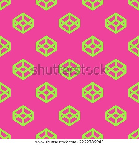 Seamless repeating codepen flat icon pattern, rose bonbon and green-yellow color. Design for wrapping paper or postcard.