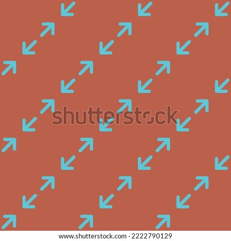 Seamless repeating maximize 2 flat icon pattern, rose vale and medium turquoise color. Design for wrapping paper or postcard.