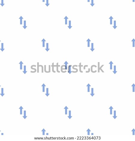 Seamless repeating swap vertical flat icon pattern, white and ceil color. Design for announcement.