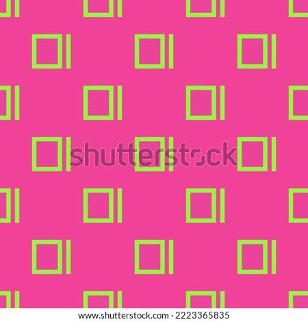 Seamless repeating sidebar right flat icon pattern, rose bonbon and green-yellow color. Background for banner.