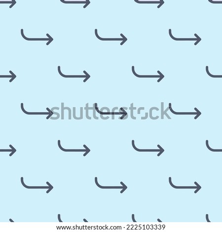 Seamless repeating return down forward outline flat icon pattern, lavender (web) and stormcloud color. Background for kitchen.