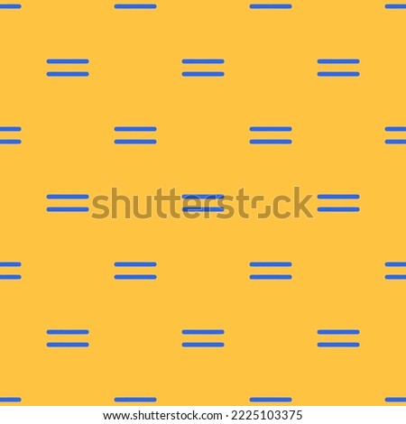 Seamless repeating reorder two outline flat icon pattern, sunglow and blue (crayola) color. Background for wedding invitation.