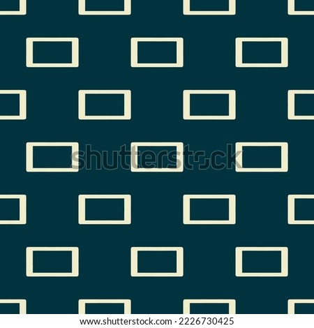 Seamless repeating phone landscape sharp flat icon pattern, rich black and eggshell color. Background for home screen.