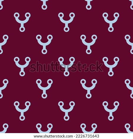 Seamless repeating git network flat icon pattern, tyrian purple and pale aqua color. Background for desktop.
