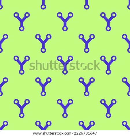 Seamless repeating git network sharp flat icon pattern, medium spring bud and iris color. Background for online meeting.