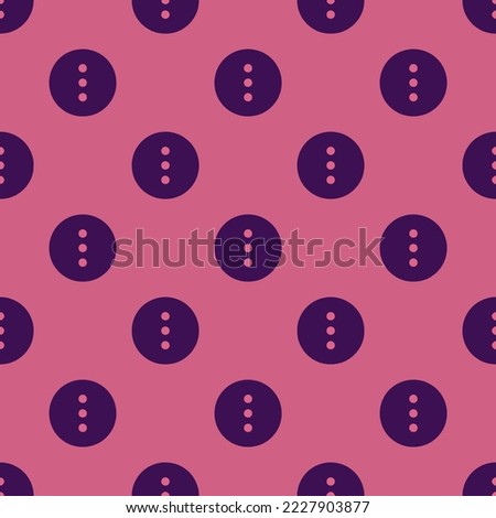 Seamless repeating ellipsis vertical circle sharp flat icon pattern, blush and persian indigo color. Design for wrapping paper or postcard.