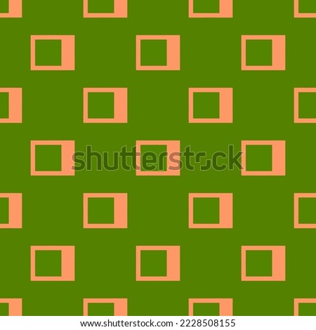 Seamless repeating dock right flat icon pattern, avocado and pink-orange color. Design for wrapping paper or postcard.