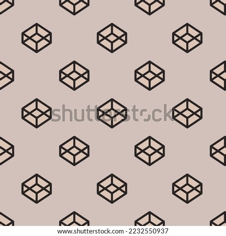 Seamless repeating codepen flat icon pattern, desert sand and dark jungle green color. Background for slides.