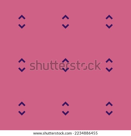 Seamless repeating tiling unfold more flat icon pattern of pale violet-red and persian indigo color. Ornament for invitation card.
