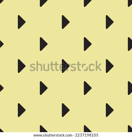 Seamless repeating tiling arrow right flat icon pattern of desert sand and dark jungle green color. Design for birthday party banner.