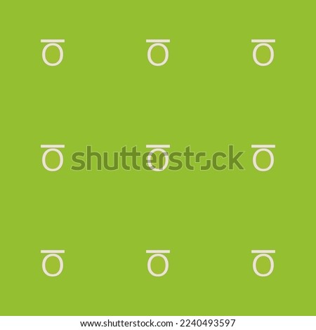 Seamless repeating tiling text overline flat icon pattern of yellow-green and platinum color. Background for logo design.