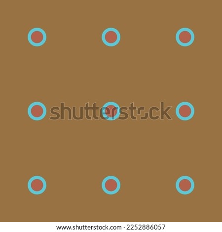 Seamless repeating tiling media record outline flat icon pattern of rose vale and medium turquoise color. Design for album cover.