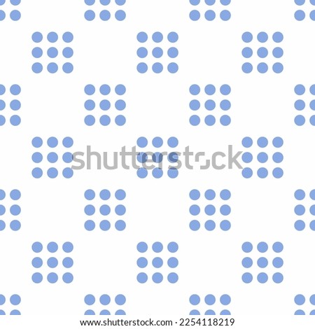 Seamless repeating tiling th small flat icon pattern of white and ceil color. Design for birthday party banner.