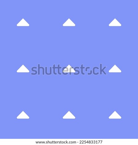 Seamless repeating tiling arrow sorted up flat icon pattern of ceil and white color. Background for slides.