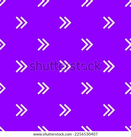 Seamless repeating tiling angle double right flat icon pattern of violet and lavender blush color. Background for website.