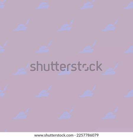 Seamless repeating tiling pied piper flat icon pattern of lilac and light pastel purple color. Background for desktop.