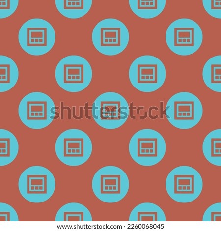 Seamless repeating tiling website alt flat icon pattern of rose vale and medium turquoise color. Background for selfie.