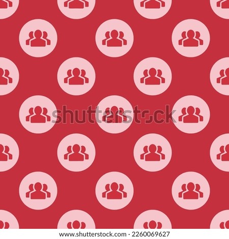 Seamless repeating tiling group alt flat icon pattern of persian red and bubble gum color. Background for kitchen.