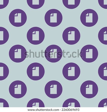 Seamless repeating tiling file alt flat icon pattern of light gray and dark slate blue color. Background for menu.